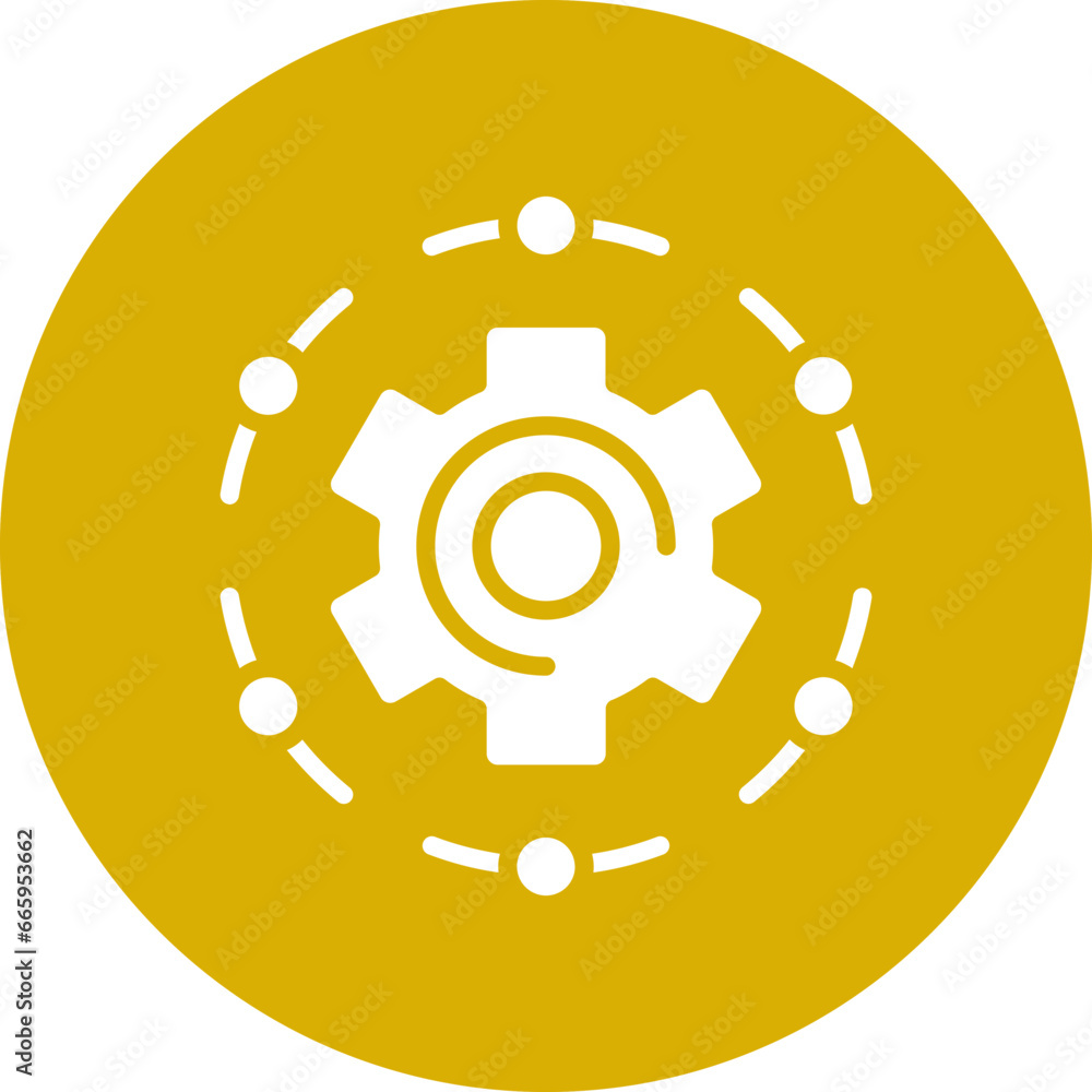 Vector Design Automation Icon Style Vector Design Automation Icon Style
