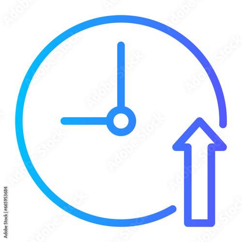 arrow gradient icon