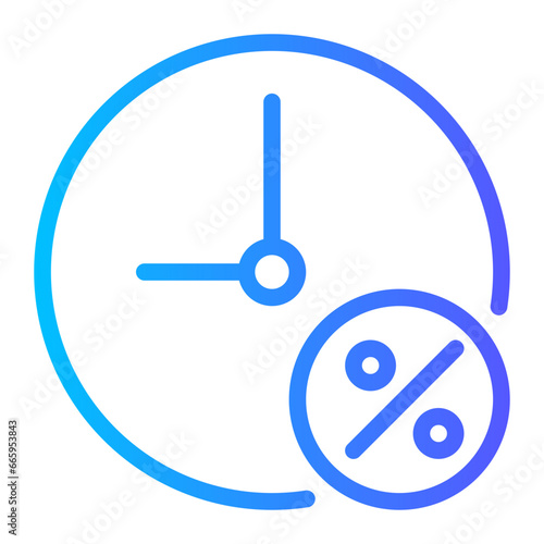 Free Download discount gradient icon - GFXLoad