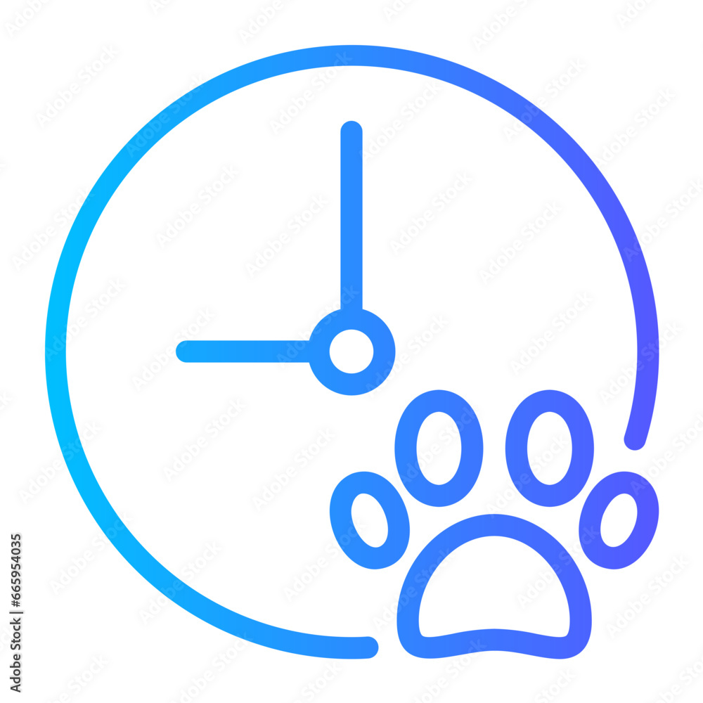 pet gradient icon pet gradient icon