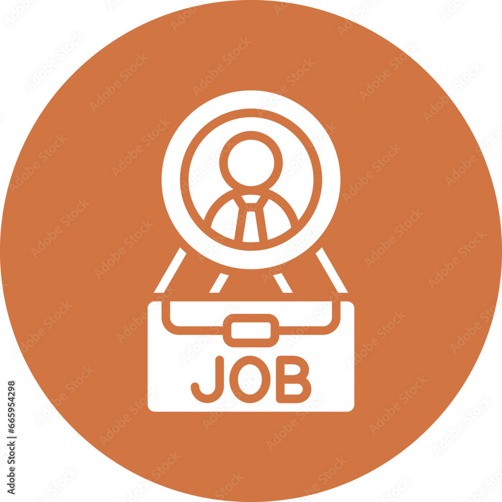 Vector Design Job Title Icon Style Vector Design Job Title Icon Style