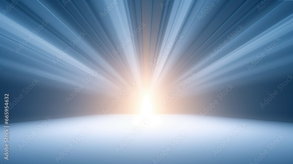 Universal abstract gray blue background with beautiful rays of illumination, Light interior wall for presentation