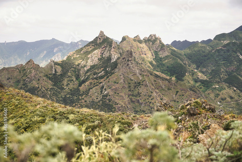 Anaga mountains Tenerife, landscape view from Taborno photo