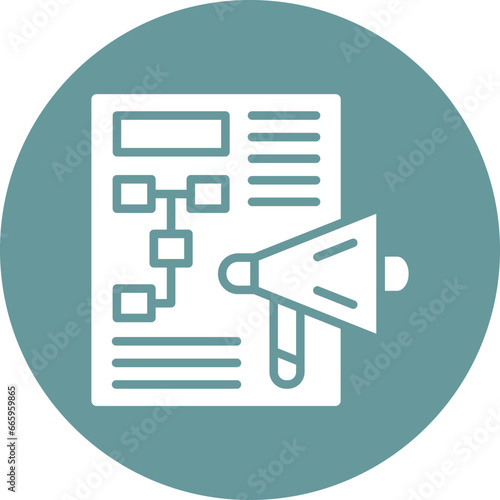 Marketing Plan Icon Style