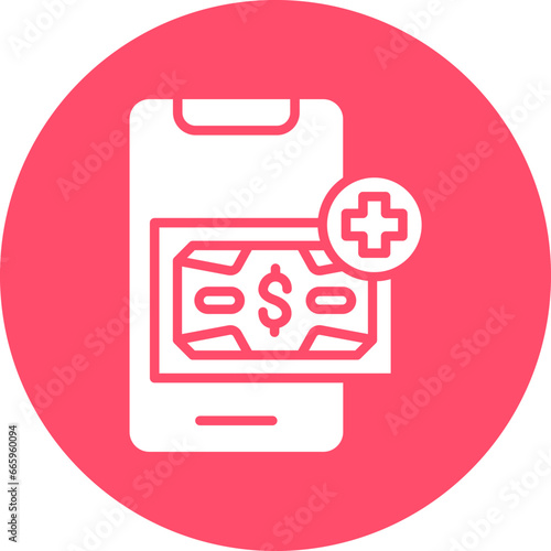 Prepaid Top Up Icon Style