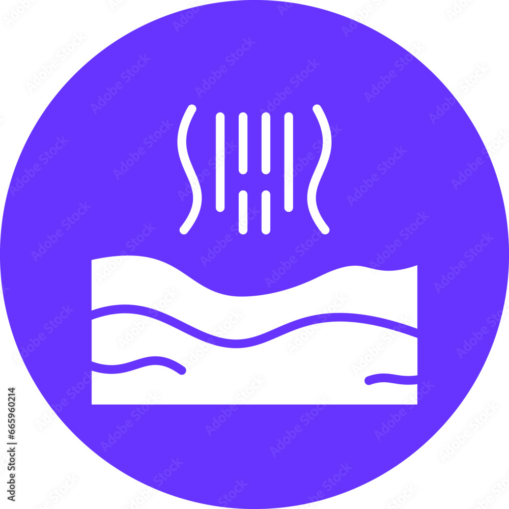 Obraz premium Desert Heat Icon Style