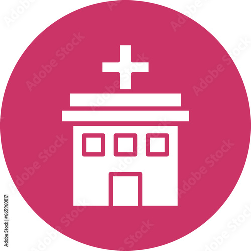 Healthcare Center Icon Style