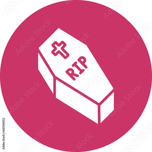 People Coffin Icon Style