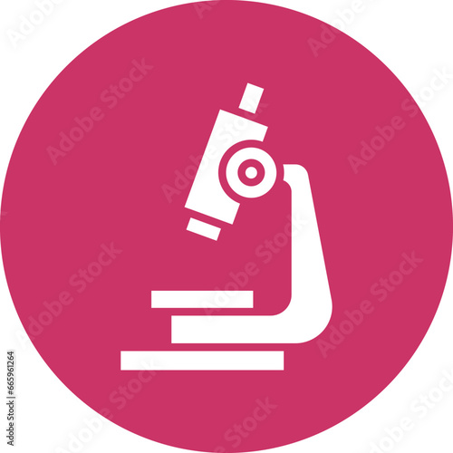 Microscope Icon Style