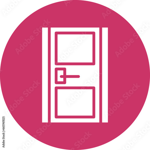 Electric Door Icon Style