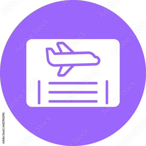 Frequent Flyer Program Icon Style
