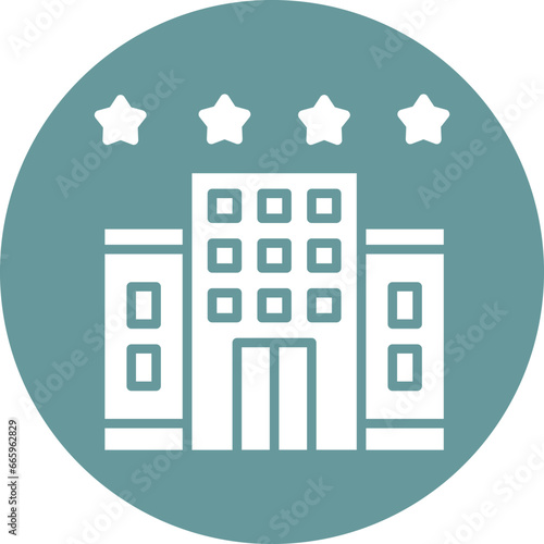 4 Star Hotel Icon Style