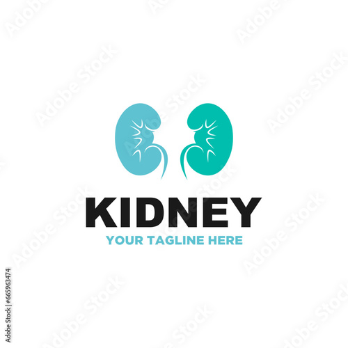 Kidney icon vector. Urology logo design template. Suitable for your design need, logo, illustration, animation, etc.