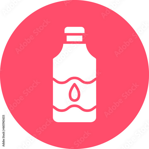 Water Bottle Icon Style