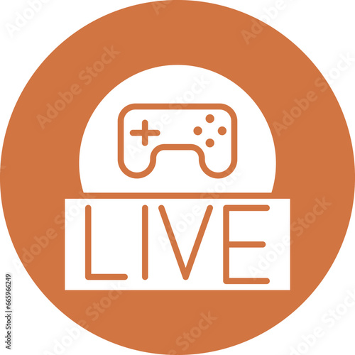 Live Gaming Icon Style