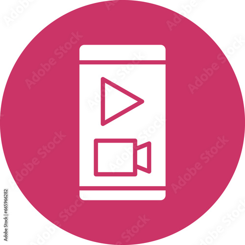 Mobile Live Stream Icon Style