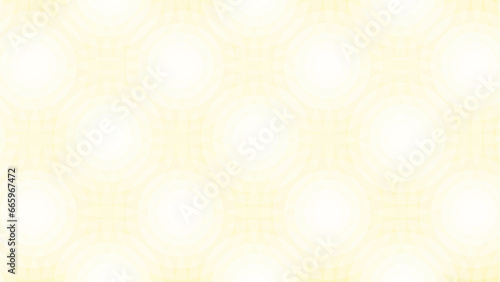 Yellow and white abstract background with circles