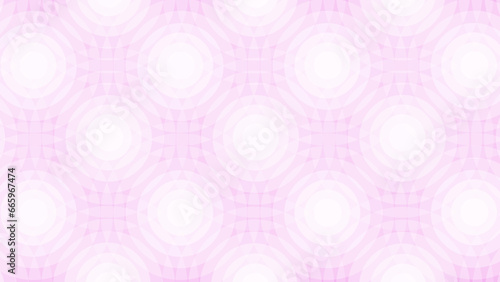 Pink and white abstract background with circles
