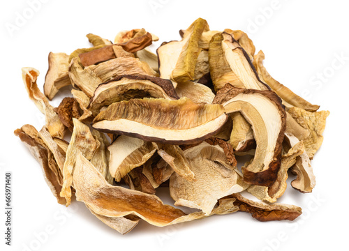 Dried mushrooms photo