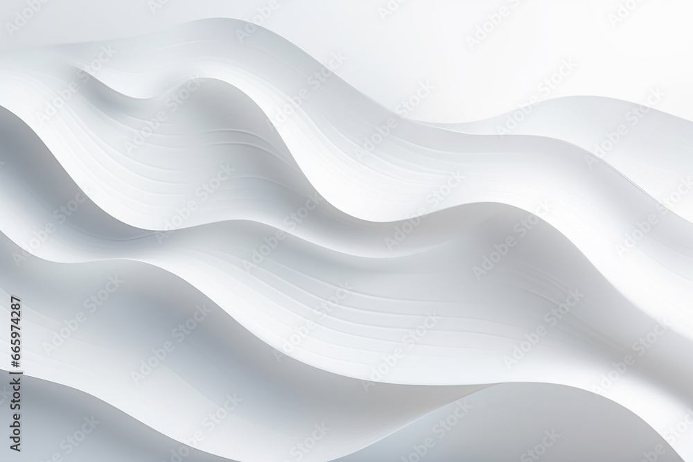 abstract soft white wavy background