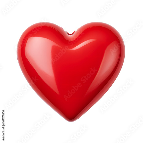 red heart isolated on transparent background. red heart png, png red heart