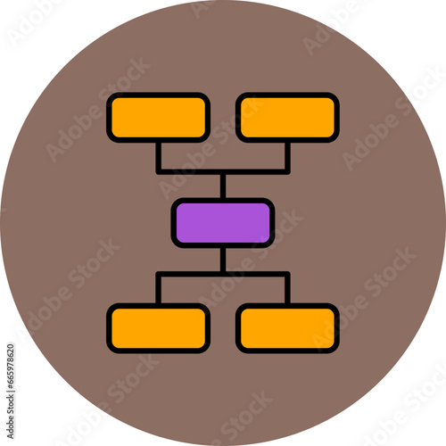 Hierarchical Structure Icon