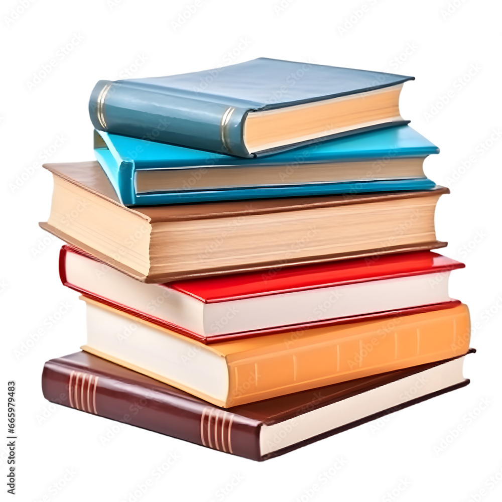Stack of chilren books on transparent background. Children books element. Png books.
Stack of chilren books on transparent background. Children books element. Png books.