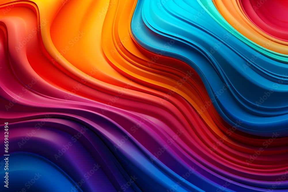 Fototapeta premium Wave Abstract Background, Mesmerizing Patterns and a Rich Palette for Presentation ,wave background for websites