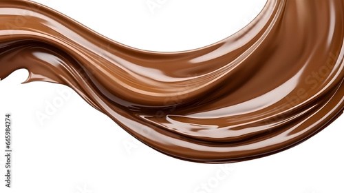 Melt chocolate transparent background. Melted chocolate transparent background. photo