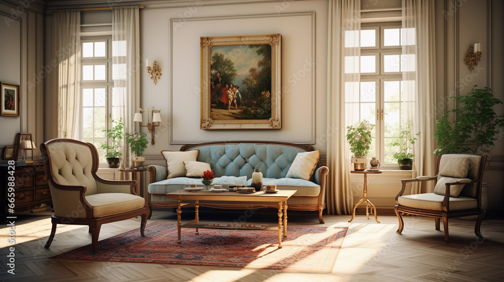 Fototapeta premium Wohnzimmer