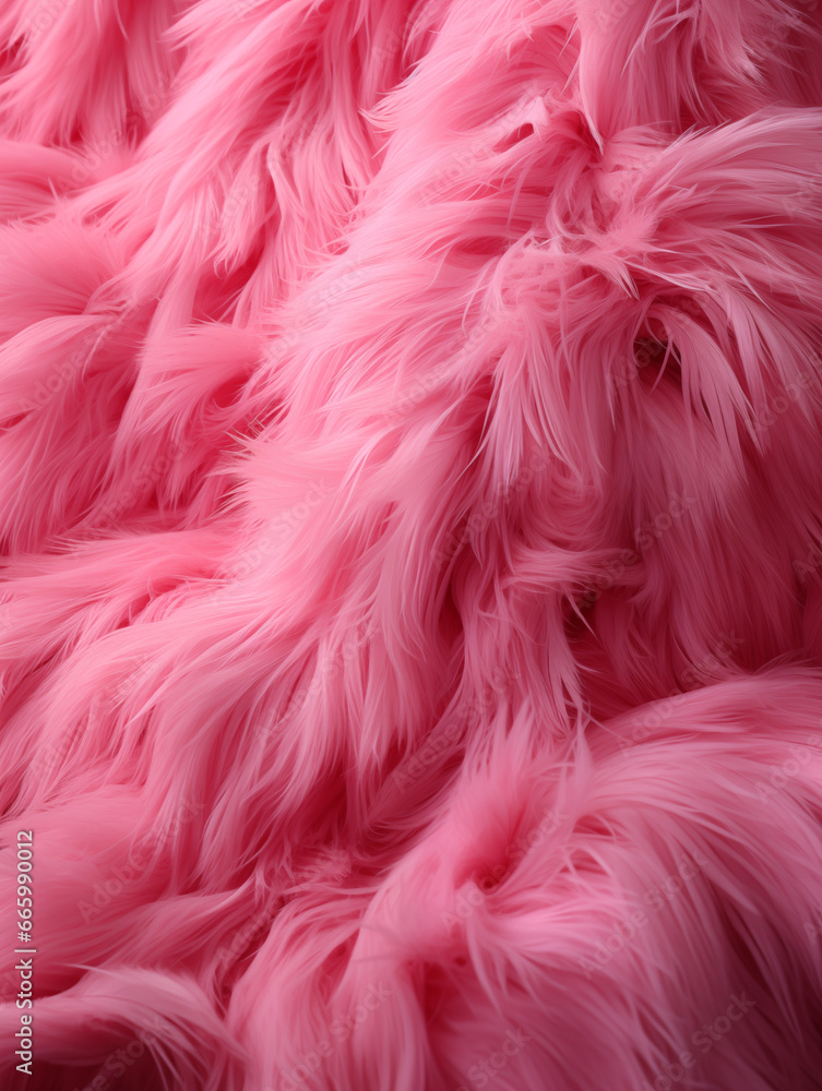 Federn in prachtvollen Pink als Hintergrundmotiv für Webdesign, ai generativ