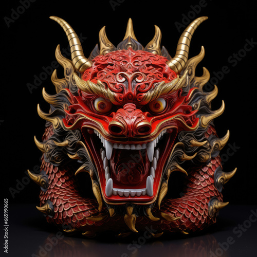 Head of chinese dragon