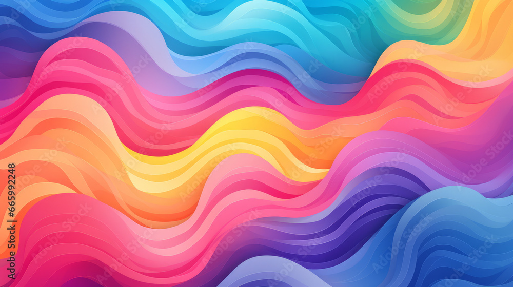A LGBTQ+ colorful wave background A LGBTQ+ colorful wave background