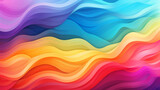 A LGBTQ+ colorful wave background