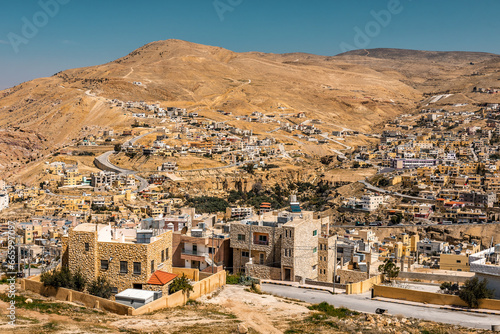 Wadi Musa, town located in southern Jordan and the nearest town to the archaeological site of Petra © Volodymyr Shevchuk