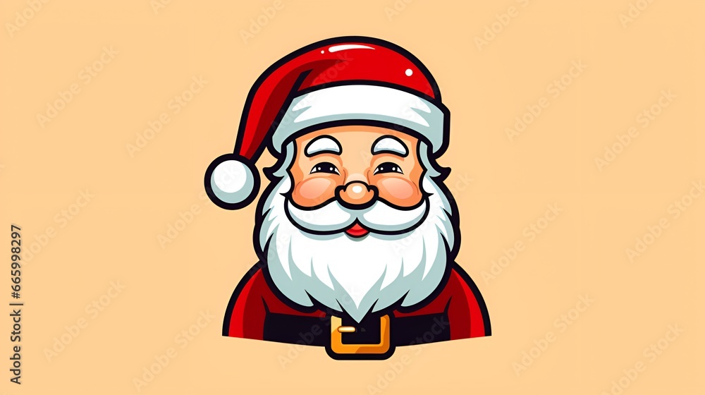 Santa's Arrival, Santa Claus Vector Illustration for Christmas, Spreads Festive Cheer in Your Projects, by Generative AI. Santa's Arrival, Santa Claus Vector Illustration for Christmas, Spreads Festive Cheer in Your Projects, by Generative AI.