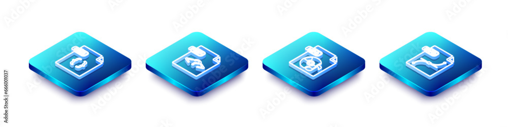 Set Isometric line CSS file document, PHP, MP3 and SVG icon. Vector Set Isometric line CSS file document, PHP, MP3 and SVG icon. Vector