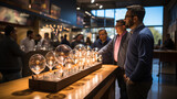 A men's club that explores the world of science and technology, offering interactive exhibits and discussions on the latest innovations and discoveries