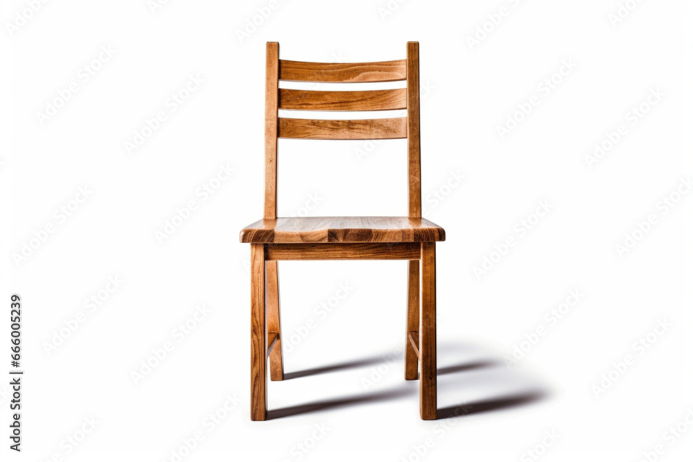 Wooden chair isolated on the white background, Wooden chair isolated on the white background,