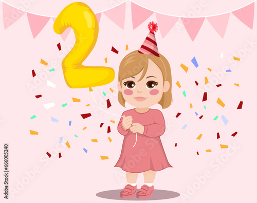 Cute full body baby girl st...
