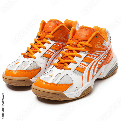 Sneakers isolated on white background  Studio shot