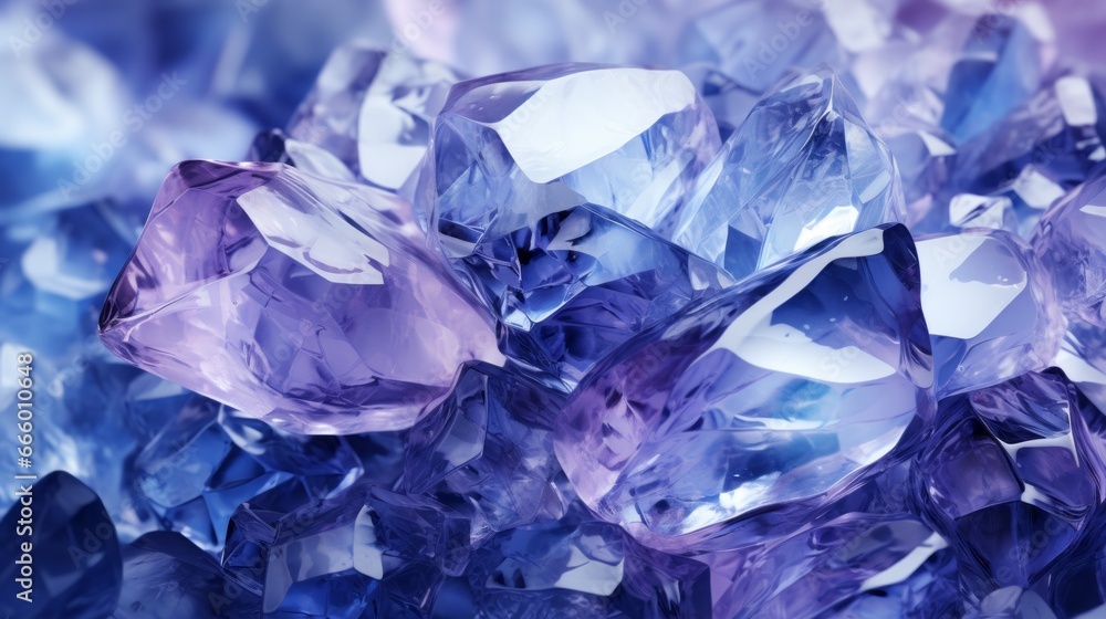 A mesmerizing array of vibrant violet and indigo crystals, gleaming with the mystical energy of quartz and amethyst A mesmerizing array of vibrant violet and indigo crystals, gleaming with the mystical energy of quartz and amethyst