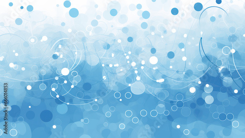 Abstract Dot-Textured Blue Background