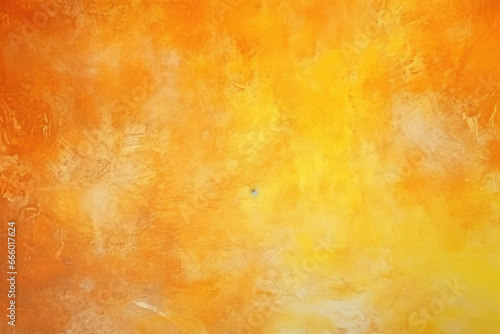Vibrant Vintage Abstract Texture, Gradient Background, Yellow and Orange Watercolor Texture, Hand Drawn Watercolor Yellow Paint on Canvas