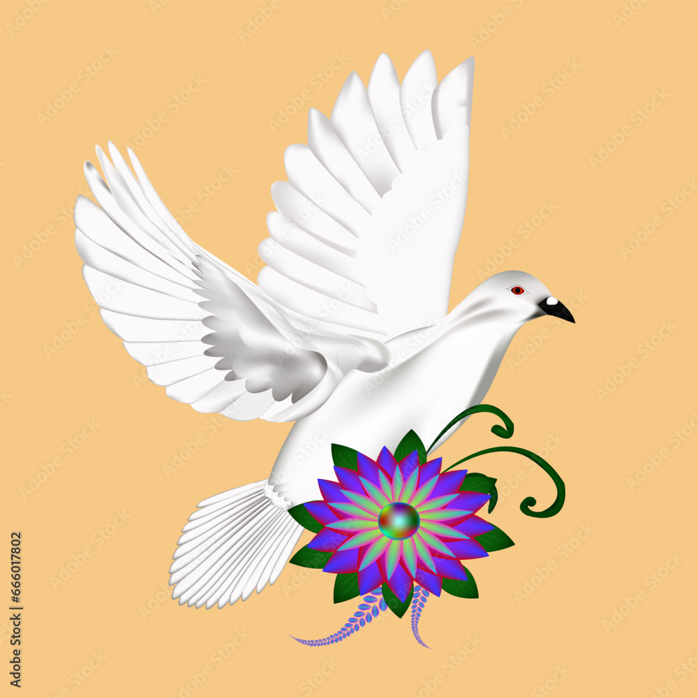 Fototapeta premium pigeon vector design
