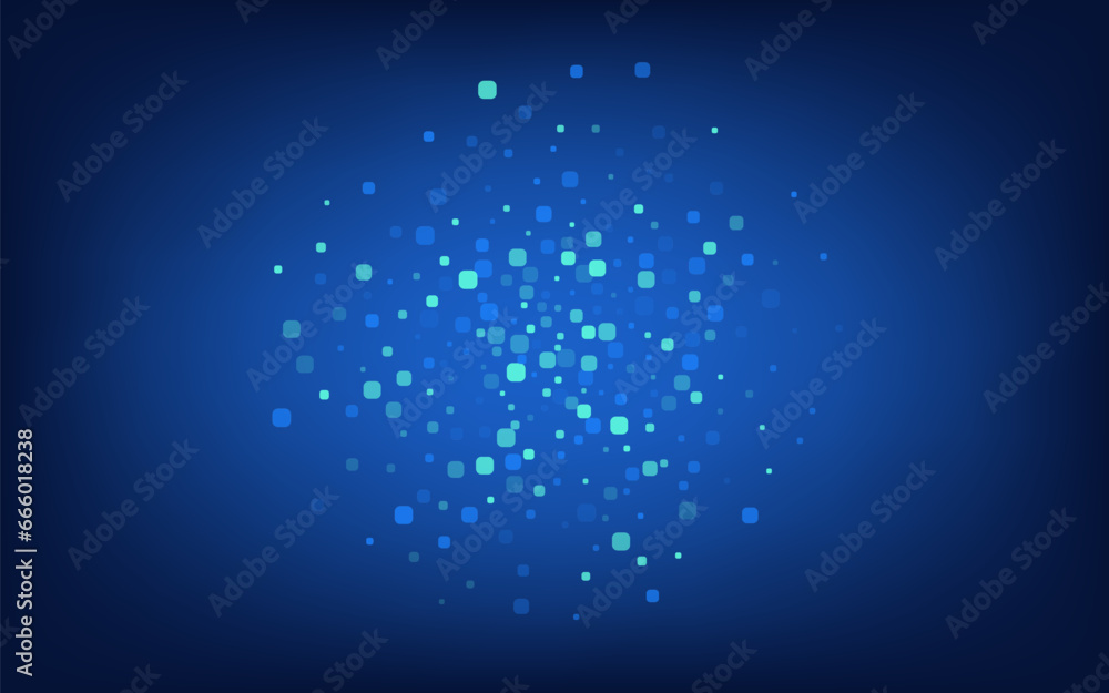 Blue Rhombus Flying Blue Vector Background. Blue Rhombus Flying Blue Vector Background.