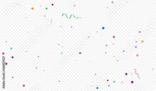 Variegated Star Isolated Vector Panoramic