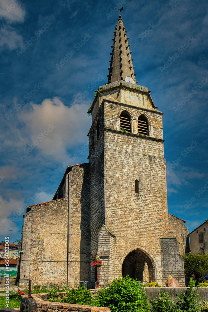 Church of Sant Girons - France - Saint-Girons is a French commune located in the Ariège department, in the Occitanie region.
