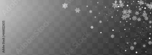Gray Blizzard Vector Transparent Panoramic