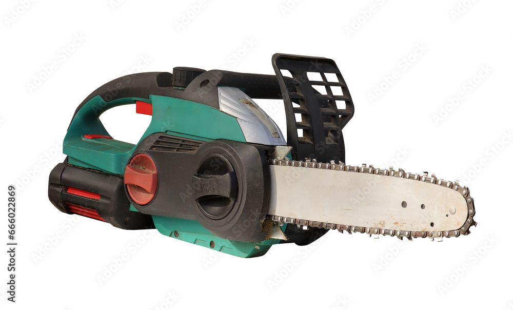chainsaw isolated on transparent background